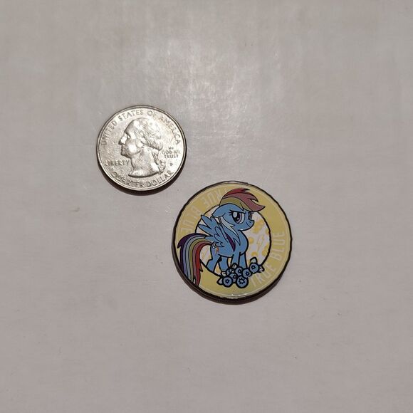 My Little Pony Blind Box Series Rainbow Dash True Blue Enamel Pin Badge - Picture 3 of 4
